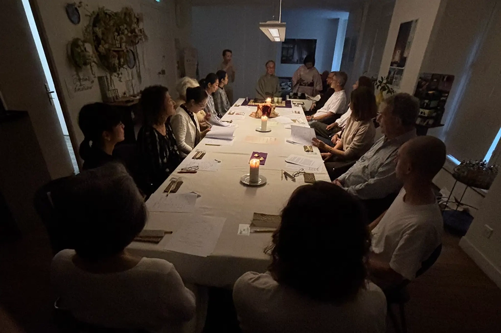 店舗2階のESTEBANのショールームでお香会を開催