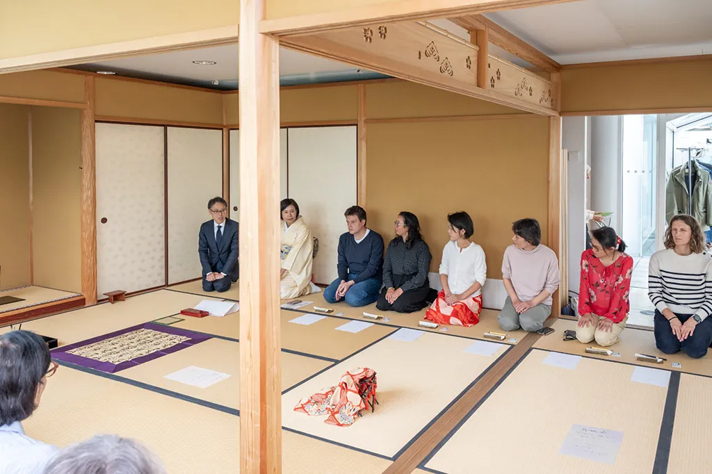 450年記念香会・香道の説明